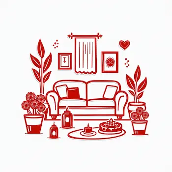 المنزل والحديقة