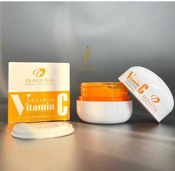 كريم الوجه بفيتامين C من دوس لوناس