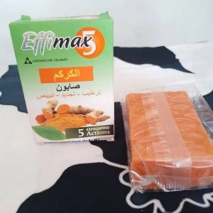 صابون Effimax 5 بالكركم مقشر ومطهّر