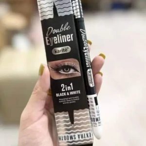 محدد العيون المزدوج أسود & أبيض