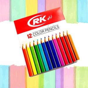 أقلام تلوين خشبية RK صغير علبة 12 لون