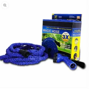 مسدس رش مياه مع خرطوم سحري قابل للتمدد 15 متر