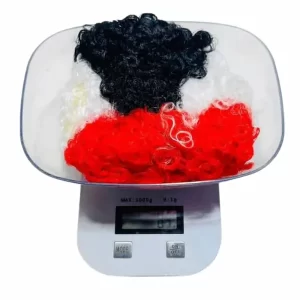 باروكة شعر علم اليمن كثافة عالية 90 جرام