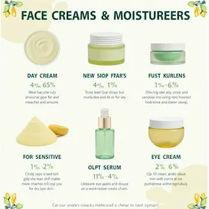 كريمات ومرطبات البشرة