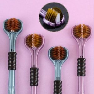 فرشاة أسنان ثلاثية الجوانب لتنظيف شامل