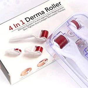 جهاز ديرما رولر 4 في 1 للعناية الشاملة بالبشرة والشعر
