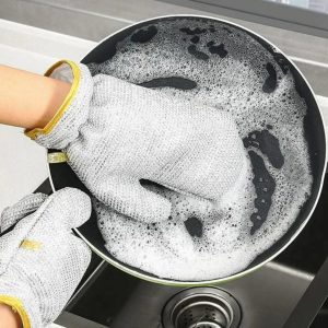 قفاز تنظيف سلكي (جوانتي السلك) لتنظيف الأواني