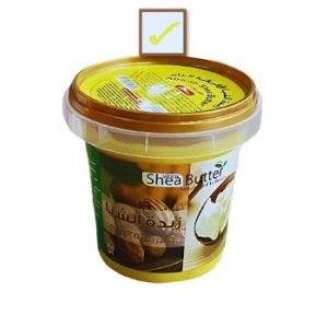 زبدة الشيا الأفريقية الطبيعية 100% للبشرة والشعر