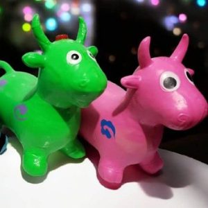 لعبة حيوان نطاط قابلة للنفخ متعة المرح للأطفال