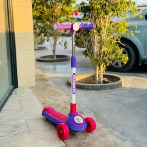 اسكوتر غوريلا للأطفال قابل للطي مع موسيقى وأضواء