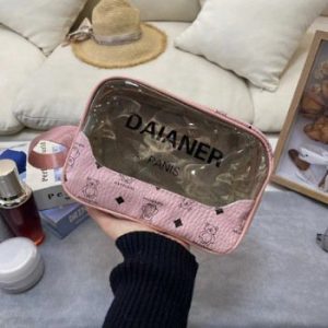 حقيبة مكياج نسائية شفافة لتنظيم أدوات التجميل